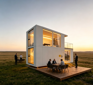 <span class=keywords><strong>Maison</strong></span> préfabriquée modulaire écologique avec énergie <span class=keywords><strong>solaire</strong></span> - Villa préfabriquée intelligente Tendance 2026 - Product Image 1