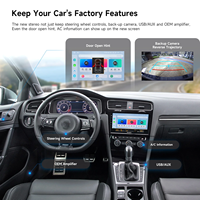 Autoradio Dasaita Stéréo GPS Navigation Carplay Android Ecran Multimédia Lecteur DVD Voiture Unité Principale pour VW Golf 7 2012-2019 LHD