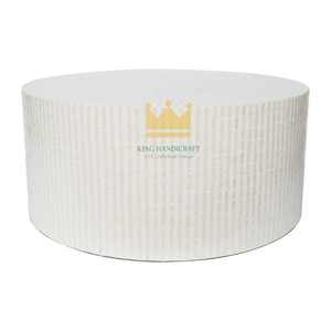 Mesa de centro de lujo con Incrustaciones de nácar-Mesa de acento redonda o rectangular artesanal para un estilo de sala de estar elegante - Product Image 3