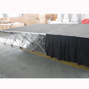 เวทีไฟงานแต่งงานแบบพกพาคุณภาพสูง-RK-Portable Stage RAK-SQ4I โครงสร้างไม้อัดอะลูมิเนียมอัลลอยน้ำหนักเบา ประกอบง่าย - Product Image 6