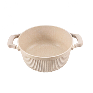 Pentola <span class=keywords><strong>per</strong></span> Zuppa in Alluminio Pressofuso Antiaderente con Coperchio in Vetro, Compatibile con Induzione, Casseruola Olandese OEM - Product Image 5