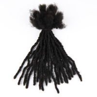 Extensions de cheveux humains Nano Interlock 0,4 cm, 100 % faites à la main, prêtes à l'emploi pour tresses Sisterlocks, idéales pour salons et boutiques aux États-Unis