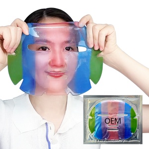 Masker Wajah Kristal Kolagen Asam Hialuronat Pelangi 7 Warna dengan Retinol Vitamin C E Infused Peptide Sheet Anti-Kerut OEM - Product Image 5