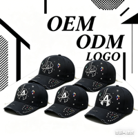 Casquette de baseball sportive de luxe en PVC imperméable lavé à 6 panneaux, style vintage, souple et légère, pour la vente en gros