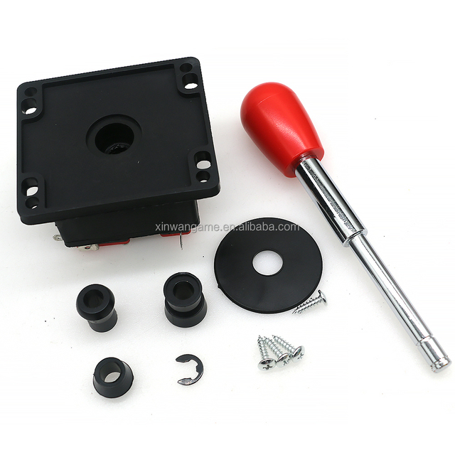 American Style Balltop Arcade Machine Joystick Red/Black Fighting Stick with Factory Price Metal Material Coin Payment Method