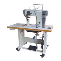 Machine à coudre industrielle automatique électrique à pied marcheur robuste pour cuir, prix