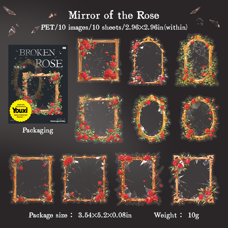 Uno specchio di rose