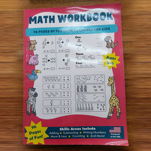 หนังสือที่กำหนดเองเด็กกิจกรรมหนังสือคณิตศาสตร์สมุดงานที่บ้านการสร้างสีสำหรับเด็กเล็ก,Kds และเด็กก่อนวัยเรียน - Product Image 2