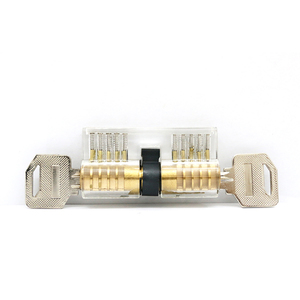 Choisissez <span class=keywords><strong>L</strong></span>'<span class=keywords><strong>intérieur</strong></span> Cadenas Transparent Pics Outils pour Serrurier Pratique Formation Clé Cuivre - Product Image 6