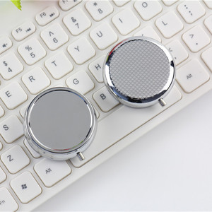 Круглая металлическая коробка для таблеток, 50 мм - Product Image 4