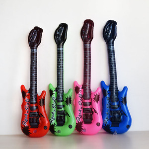 Hot bán bán buôn 55cm PVC <span class=keywords><strong>Inflatable</strong></span> guitar đồ chơi nhạc cụ cho trẻ em - Product Image 6
