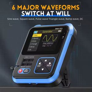 Oscilloscope numérique portable Kofig DSO-TC3 3-en-1, testeur de transistors, multimètre multifonction, écran couleur TFT 2,4 pouces, 50MSa/s - Product Image 4