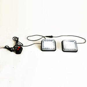 Lumières <span class=keywords><strong>de</strong></span> travail clignotantes stroboscopiques <span class=keywords><strong>de</strong></span> haute qualité <span class=keywords><strong>de</strong></span> 4 pouces LED pour camion SUV marqueur d'avertissement d'ambulance tout-terrain chargeur EcoSport en blanc - Product Image 5