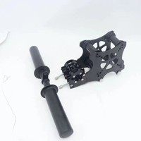 Support de Squat Multifonctionnel Portable et Réglable en Tube Carré d'Acier 75/60/50mm, Équipement Coulissant avec Capacité de Charge de 200KG/100KG