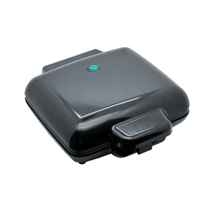 Máquina para hacer donuts, máquina de panadería con calefacción de doble cara y 16 orificios para uso doméstico, máquina para hacer postres y desayunos, forma redonda negra - Product Image 2