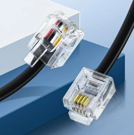 Câble <span class=keywords><strong>téléphonique</strong></span> plat RJ11 non blindé 28 AWG 6P2C/6P4C pour connexion <span class=keywords><strong>fixe</strong></span> en gros - Product Image 6