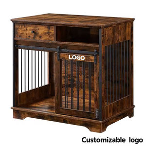 <span class=keywords><strong>OEM</strong></span>/ODM meubles de caisse de chien en bois massif modernes et antiques de luxe avec tiroirs de rangement cage d'intérieur pour grands chiens - Product Image 3