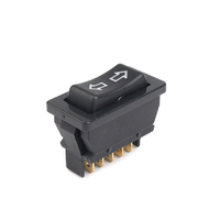 ASW-01 20A DPDT 5 broches 12V 50000 cycles Interrupteur à bascule pour lève-vitre de voiture Accessoire électrique pour véhicule
