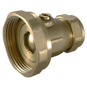 Vanne de pompe de contrôle de débordement en laiton de qualité supérieure - 22 mm - 1,5 <span class=keywords><strong>BSPP</strong></span> pour les systèmes de chauffage de chaudière et de circulation hydraulique - Product Image 1