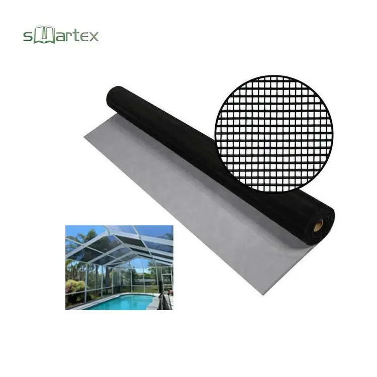 16x14 geri çekilebilir sinek tarama polyester elyaf pencere teli havuz için fiberglas projektör tüf ekran
