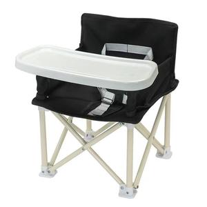 <span class=keywords><strong>เก้าอี้</strong></span>ทานข้าวเด็กพับได้แบบพกพาสำหรับ<span class=keywords><strong>เด็ก</strong></span>ทารก ทำจากโลหะ เหมาะสำหรับการตั้งแคมป์และออกนอกบ้าน - Product Image 4