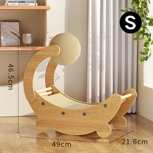 Chaise-grattoir en sisal et carton ondulé, douce et confortable, <span class=keywords><strong>pour</strong></span> chats et chiens, détachable, toutes saisons, vente en gros - Product Image 3