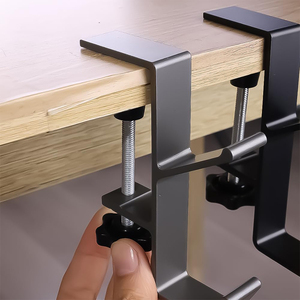 Support de sac à main réglable pour bureau, crochet de rangement pour sacs à dos sous le comptoir, organisateur de bureau suspendu pour table - Product Image 6