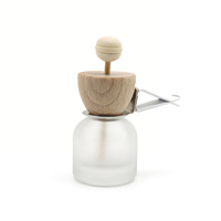 Bouteilles diffuseurs de parfum en verre vides en gros avec bâtonnets en bois et bouchon argenté, logo personnalisé, pour parfum et désodorisant d'ambiance