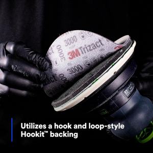 Disque abrasif en mousse 3M pour Hookit 02087 3 pouces P3000 OEM 75 mm de diamètre rond 15 disques/carton pour outil de ponçage orbital - Product Image 6