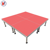 Scène de type truss en alliage d'aluminium robuste et portable pour l'extérieur, capacité de charge de 500 kg, pour les grands événements, les concerts de DJ, les fêtes