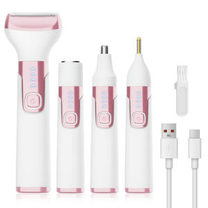 Nouveau rasoir électrique multifonctionnel pour femmes, type C, étanche, alimenté par USB, pour tout le corps, aisselles, <span class=keywords><strong>nez</strong></span>, <span class=keywords><strong>poils</strong></span> pubiens - Product Image 1