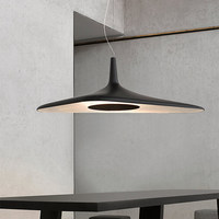 Lustre en fibre de verre de design italien irrégulier, style nordique danois moderne et minimaliste, design artistique, luminaire pour restaurant, bar, comptoir