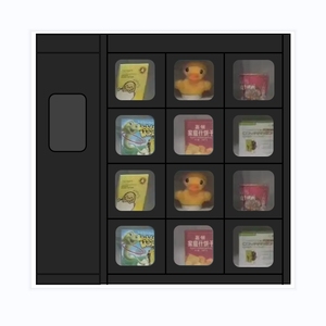 Petite armoire murale intelligente Mini <span class=keywords><strong>casier</strong></span> de stockage de paiement par carte électronique en métal pour hôtel - Product Image 5