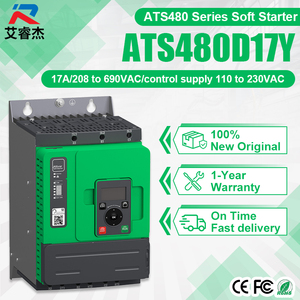 Démarreur progressif triphasé Schneider ATS480D17Y 17A 7,5KW 690V avec bypass intégré pour moteur industriel - Product Image 1