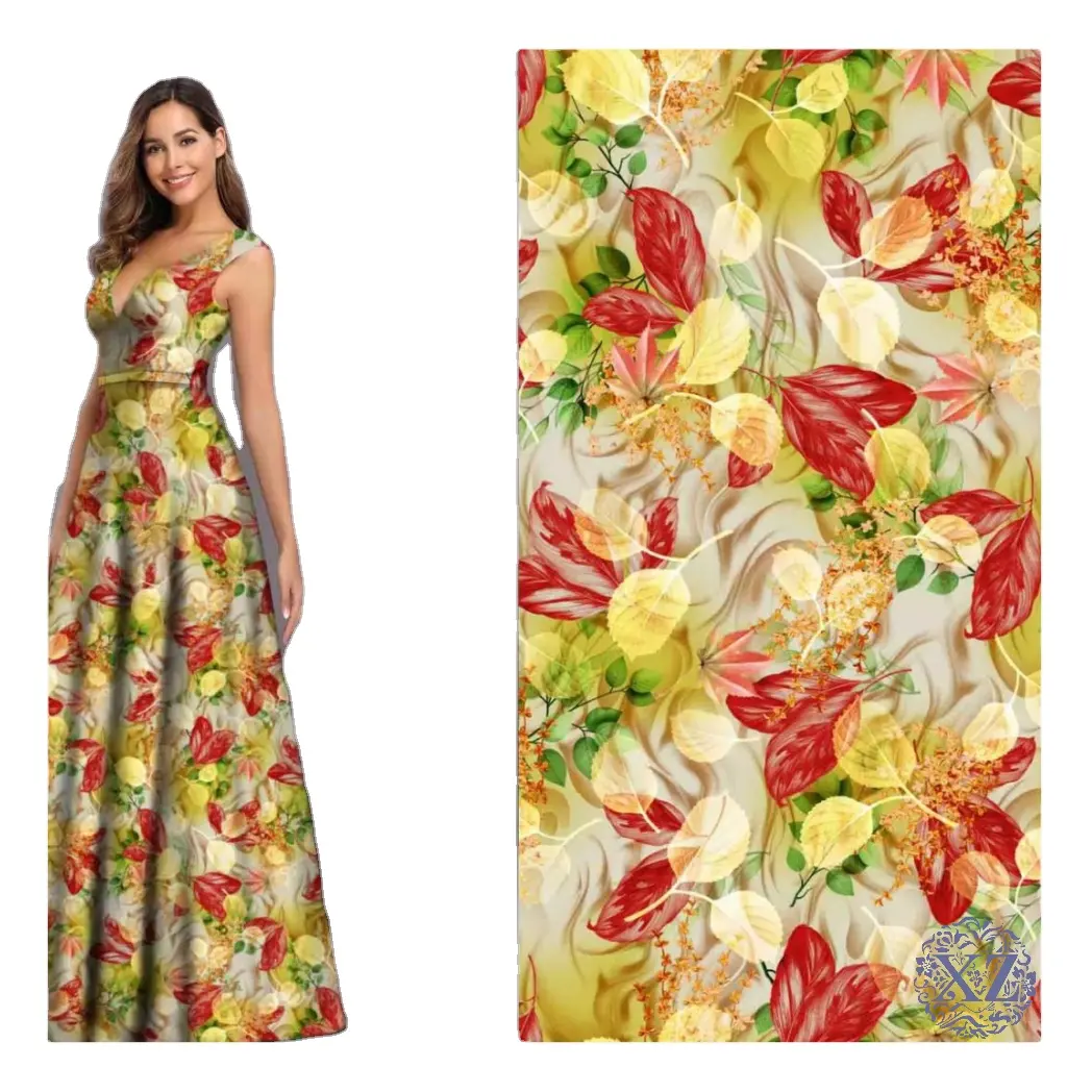 En kaliteli moda tasarımı özel nefes % 100% pamuk Poplin Liberty baskı kumaş için yaz elbisesi