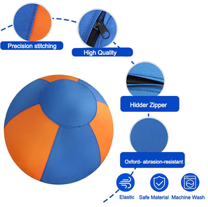 Fabriek Direct Oem Tpr Opblaasbaar Hondenspeelgoed Bijtbestendig Ontwerp Voor Grote Rastraining En Buitenspelen - Product Image 3