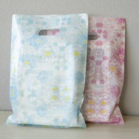 Sac d'emballage écologique découpé, sac en plastique pour vêtements avec Logo personnalisé