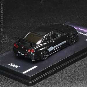 1/64 <span class=keywords><strong>Nissan</strong></span> GTR R34 Z-Tune ENDGAME 1:64 modelo <span class=keywords><strong>de</strong></span> coche <span class=keywords><strong>de</strong></span> aleación SUV vehículo todoterreno producto terminado a pequeña escala - Product Image 2