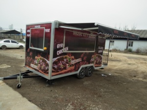 Nuevo Remolque Móvil de Comida Rápida, Cafetería Ambulante, Carrito de Hot Dogs Usado para Remolque de Frutas Frescas - Product Image 6