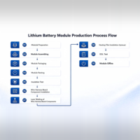 Module de batterie au lithium LiFePO4 CALB 100Ah-1P16S 51.2V, durée de vie de 2800 cycles, température de fonctionnement de -30 à 60°C, portable pour alimentation de secours