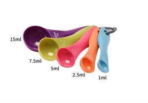 Juego de <span class=keywords><strong>Tazas</strong></span> y Cucharas Medidoras de Plástico con Logotipo Personalizado, Cucharas Medidoras Precisas, Herramientas para Medir Ingredientes de Cocina, Regalo para Cocinar y Hornear - Product Image 6