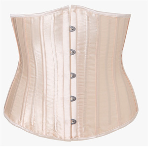Sotto il busto corsetto personalizzato disossato in acciaio satinato resistente con Busk anteriore ultimo Design fornitori di corsetto <span class=keywords><strong>Glamour</strong></span> mezzo busto - Product Image 1