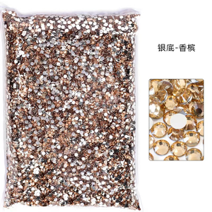 คริสตัลสีดำทรงกลมแบบแบน  สำหรับตกแต่งเสื้อผ้า ราคาโรงงาน มีสินค้าจำนวนมาก จัดส่งทั่วโลก เชื่อถือได้ - Product Image 6