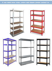 Stahlregal 5 Ebenen Edelstahl Günstige Verstellbare Regale für Zuhause Edelstahl-Lagerregale Metall-Inventarregale für Industriellen Einsatz - Product Image 4