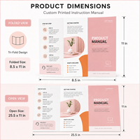 Brochure d'utilisation personnalisée en papier d'art couleur avec plastification pour emballage de produits électroniques en détail