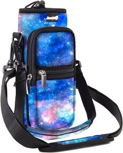 Adjustable Shoulder <b>Strap</b> Neoprene <b>Water</b> <b>Bottle</b> Holder Pouch 40 oz <b>Bottle</b> Carrier Soft Handle Large Capacity Washable Feature - Product Image 4