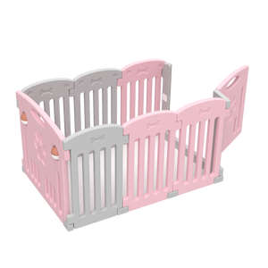 ABST petpartner Portable Folding Puppy dog pet cages carriers and amp houses Plastic Pet Playpen