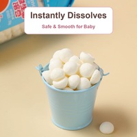 Yaourts lyophilisés à faire fondre pour bébés et tout-petits, 6 probiotiques actifs, fondent dans la bouche, collation aux fruits naturels, boîte de 22g