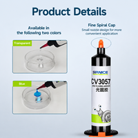 Adhesivo Acrílico de Curado UV de un Solo Componente para Unión de FPC, PVC y PET, Cizallamiento de 9.5 MPa, -40 a 125 °C, CV3057