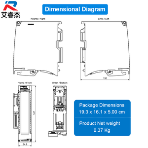 SIEMENS 100% Original Nuevo Módulo de Entrada Analógica de Alto Rendimiento SIMATIC PLC S7-1500 AI 8xU/I/RTD/TC HF 6ES7531-7QF00-0AB0 - Product Image 2